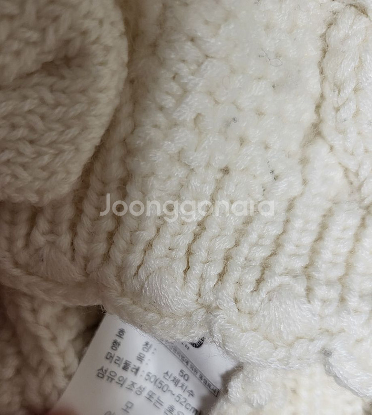 여아 모자 목도리 세트--8