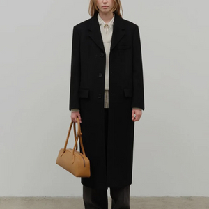 던스트 3 button cashmere coat