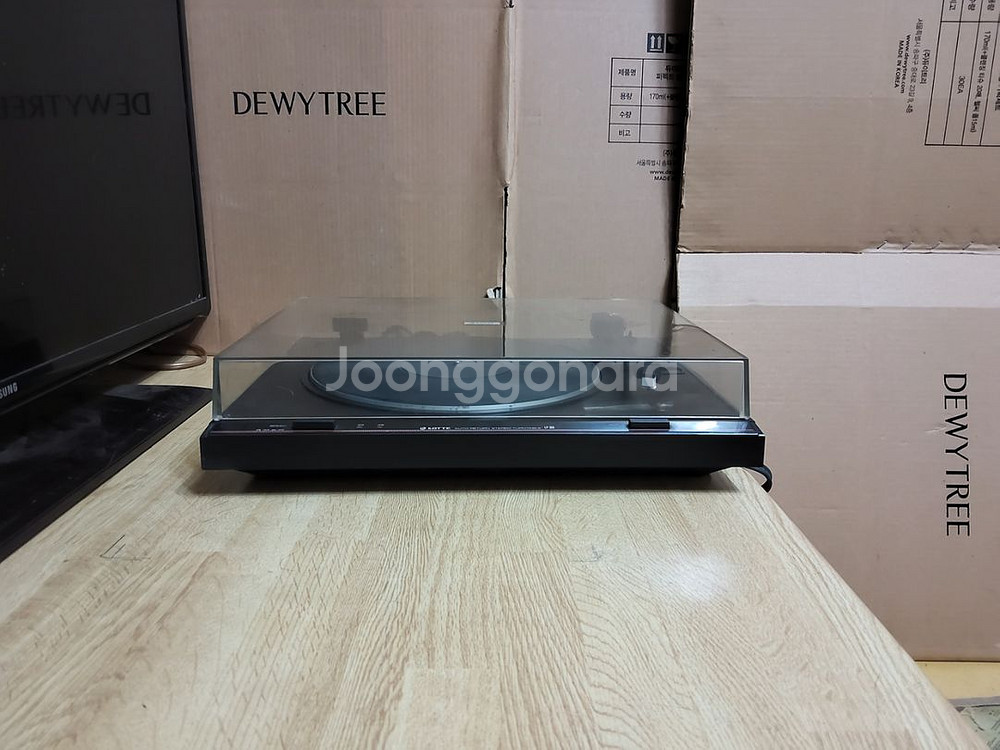 롯데 LP 턴테이블 LP 300 (오디오 앰프 음향기기--3