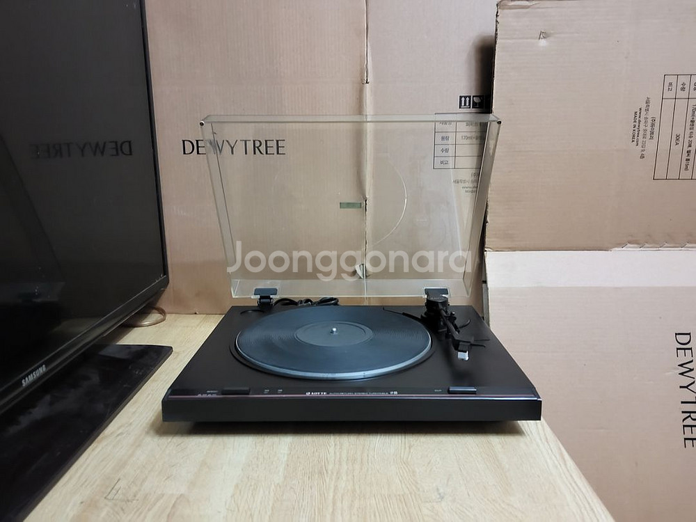 롯데 LP 턴테이블 LP 300 (오디오 앰프 음향기기--2