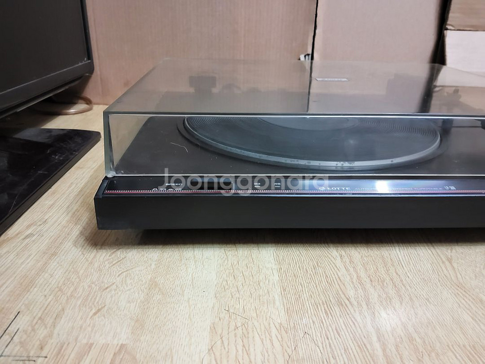롯데 LP 턴테이블 LP 300 (오디오 앰프 음향기기--4