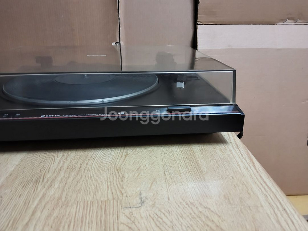 롯데 LP 턴테이블 LP 300 (오디오 앰프 음향기기--5