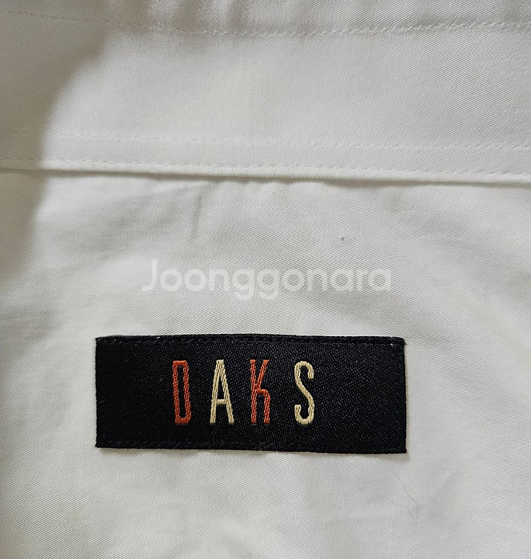 95)닥스DAKS 화이트 긴팔셔츠남방--3