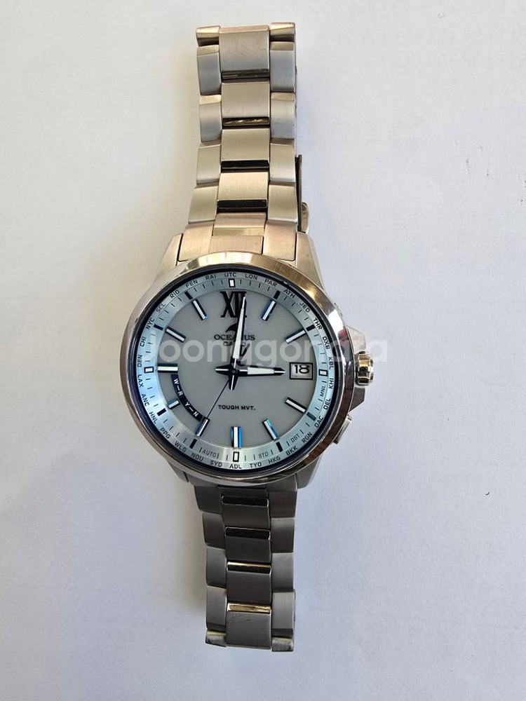CASIO 오셔너스 라디오컨트롤 시계--5