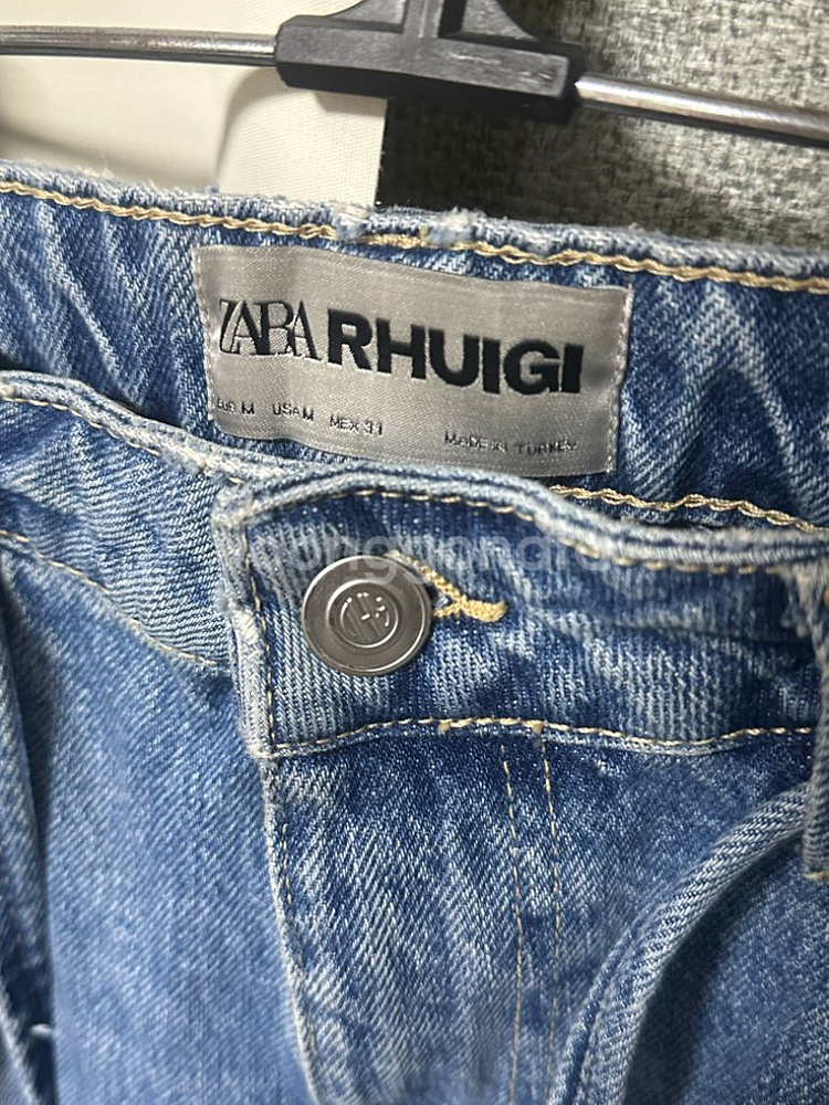 (M) 자라 루이지 rhuigi 플레어 팬츠 데님 진--6