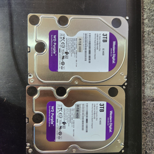 3.5 3TB wd hdd 2개