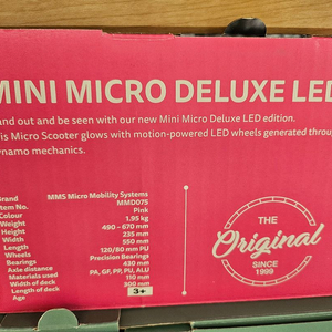 마이크로 미니 LED 킥보드