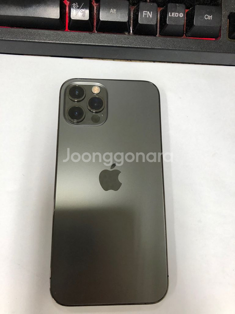아이폰12프로 그래파이트 SSS급 256G 배터리100--1