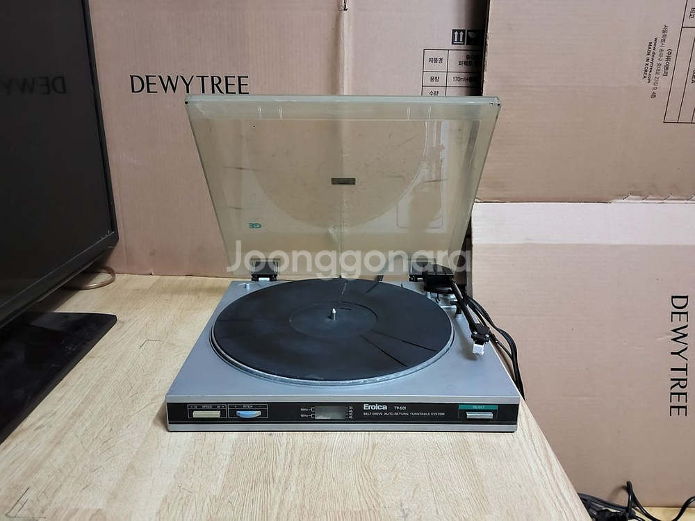 에로이카 TP 501 LP턴테이블 (오디오 앰프 음향플--2