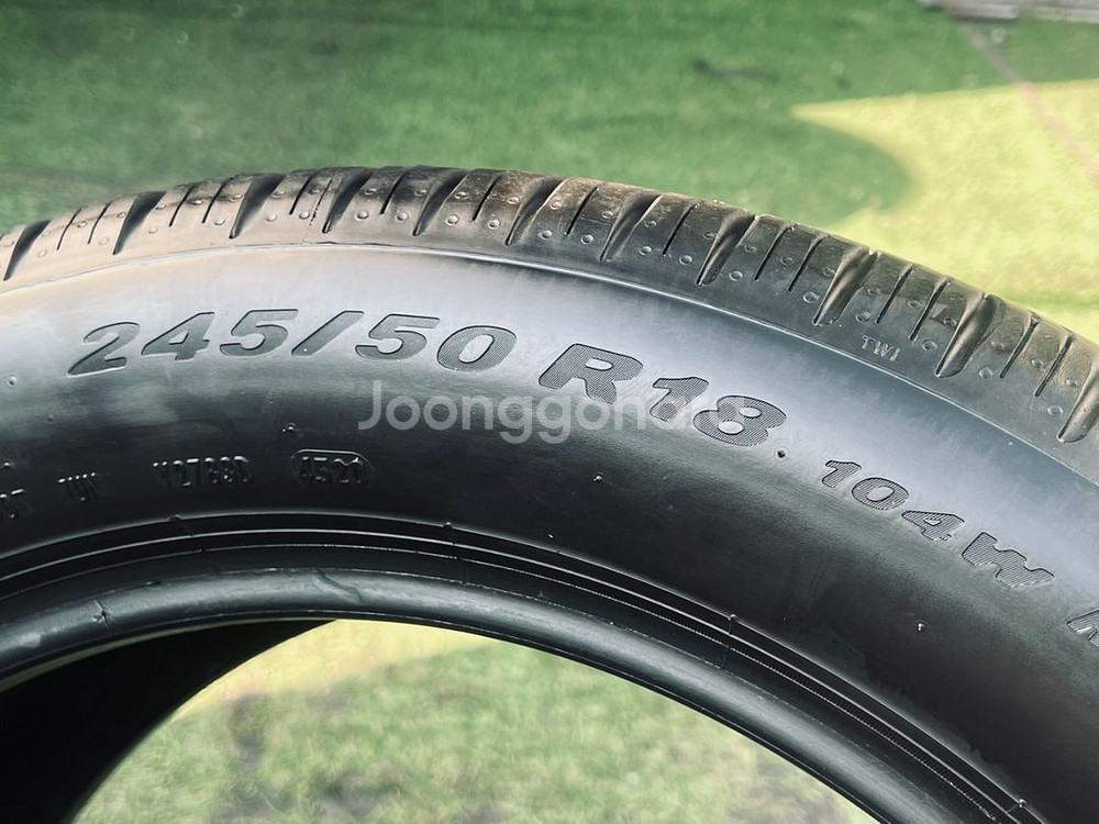 245 50 18 피렐리타이어 p0올시즌 중고타이어--3