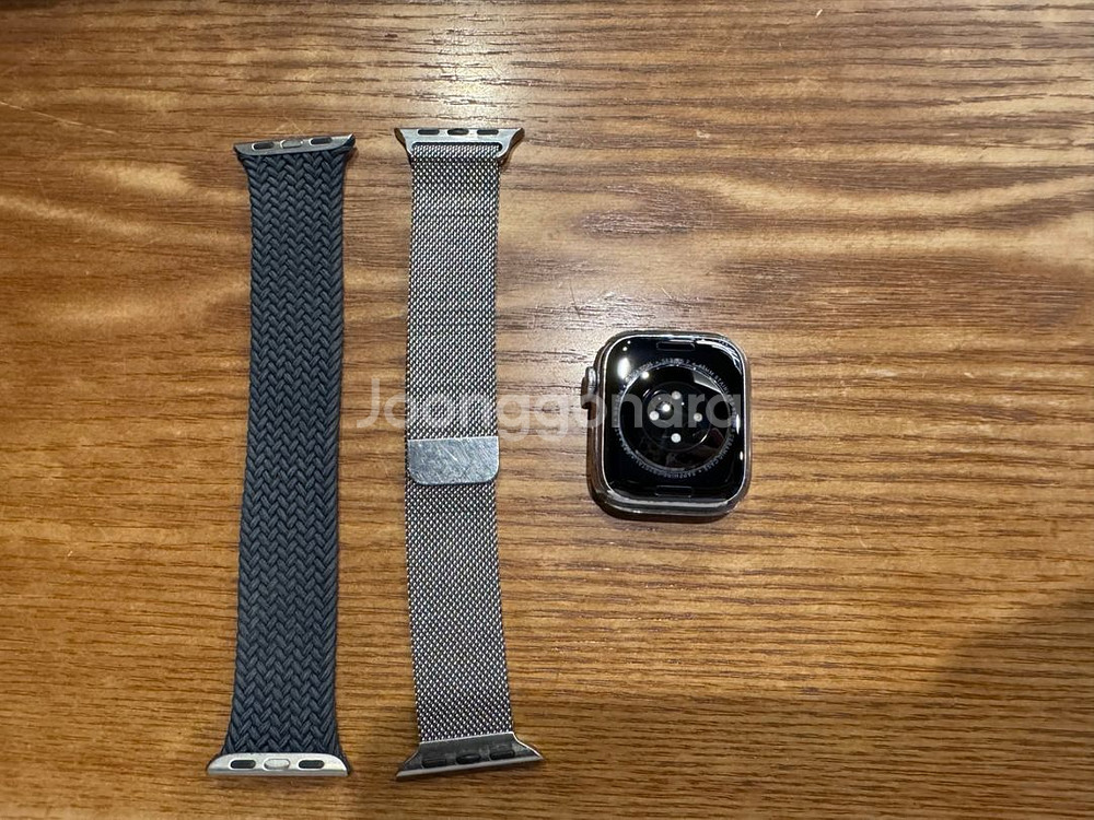 애플워치 7 스테인리스 41mm + 정품 루프 급처분--1