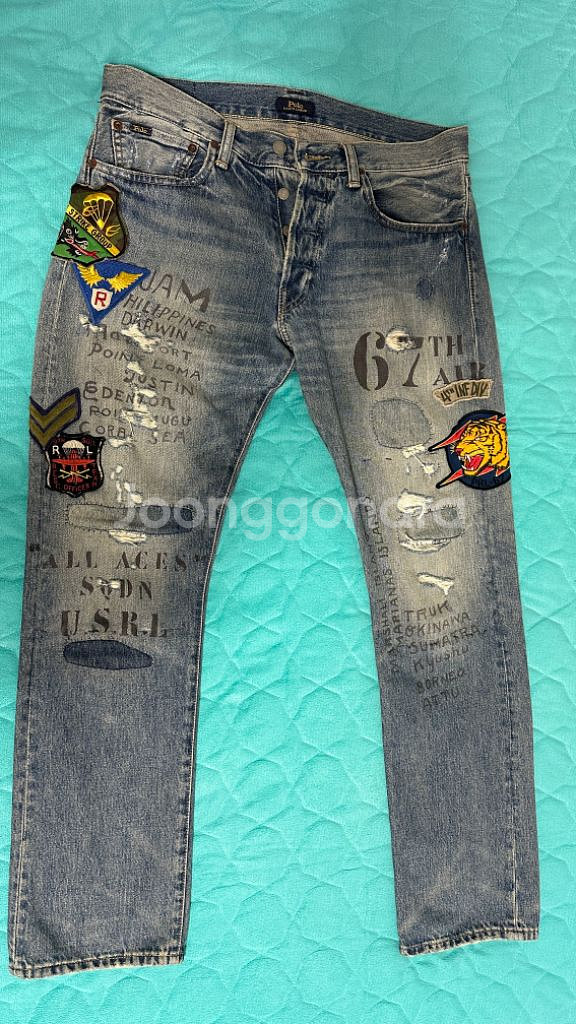 32/30 폴로 밀리터리 패치진--0