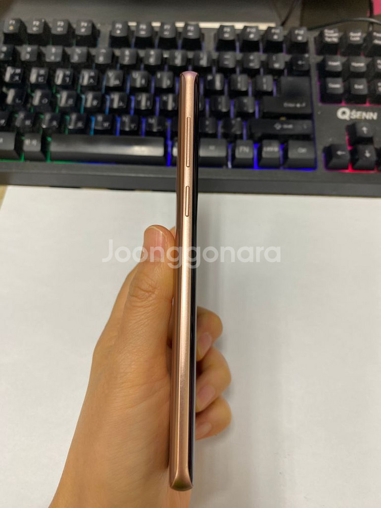 KT 갤럭시S9플러스 골드 외관깔끔 64GB 게임폰--5