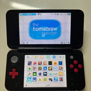 닌텐도 2ds xl ( 충전기 sd 리더기 튀동숲칩 동