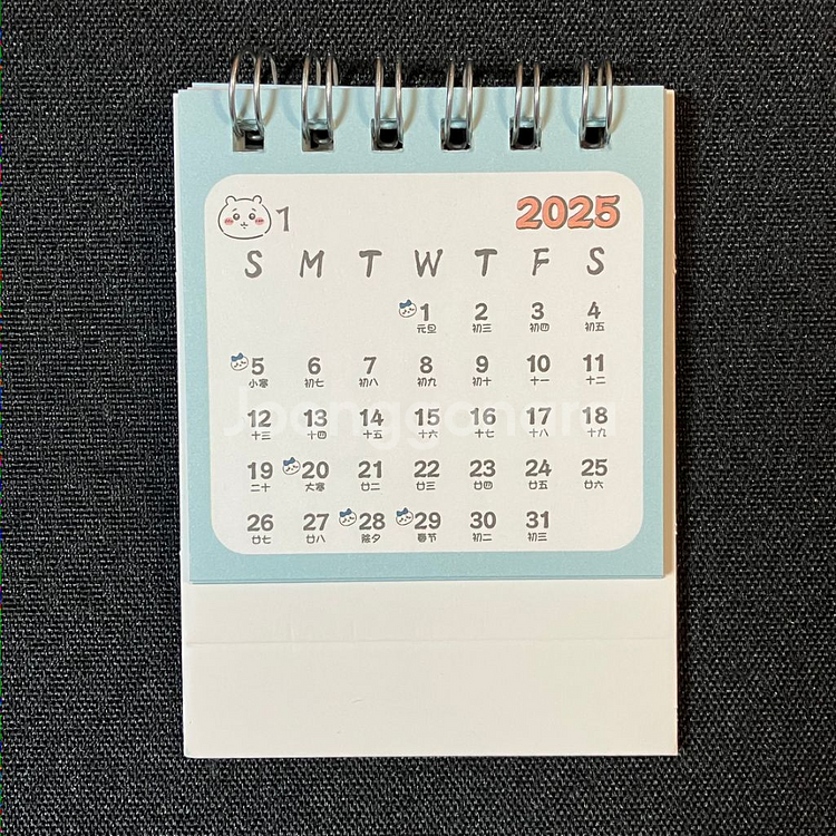 2025 먼작귀 치이카와 미니 탁상 달력--1