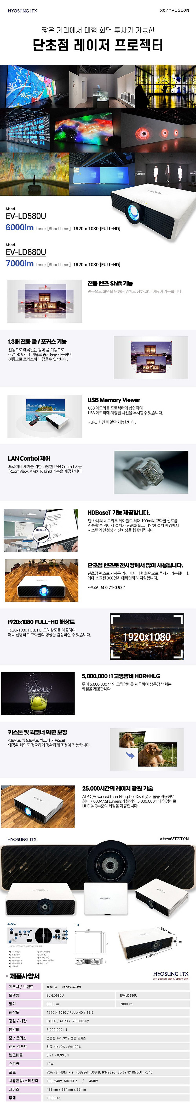 효성ITX/7천안시 레이저 4K프로젝터외--2