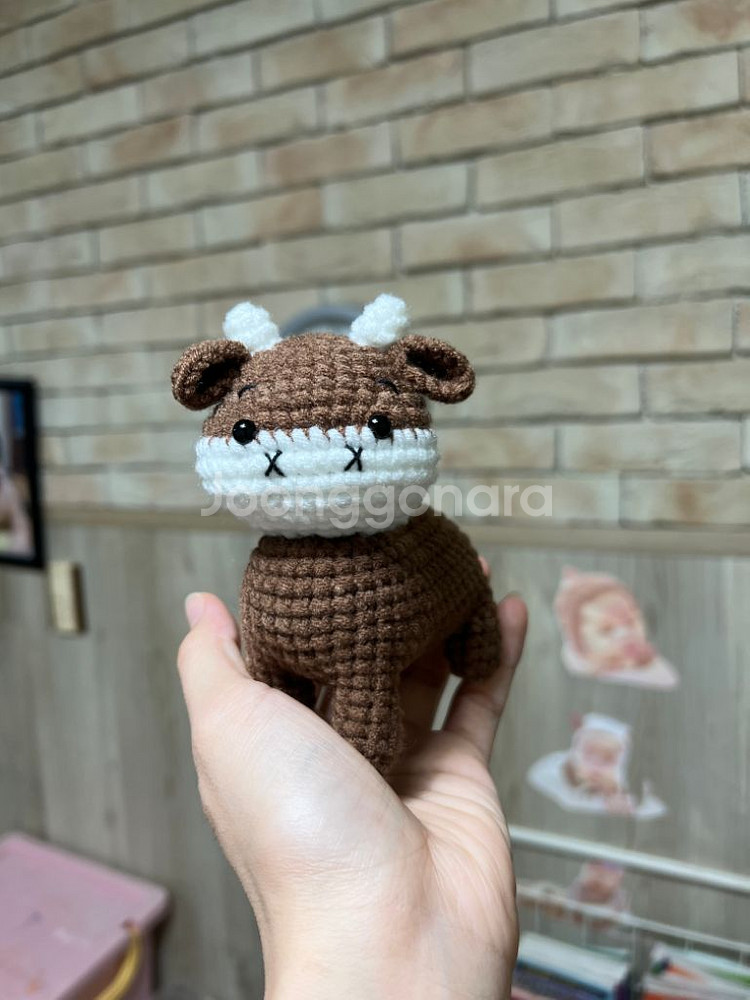 손뜨개 돼지 . 소--3