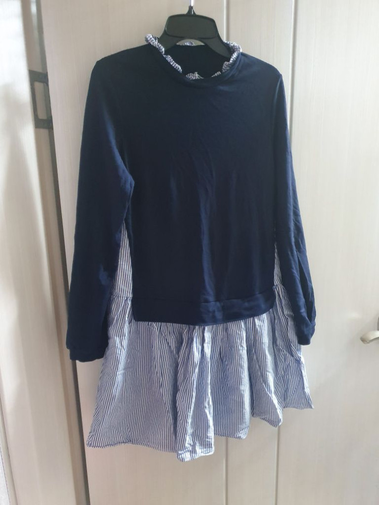 원피스 4종 일괄. 체크 블라우스 프릴 셔츠 150--4