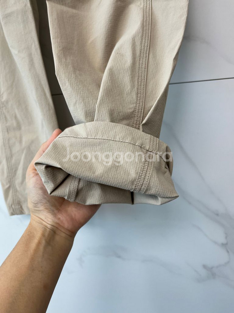M사이즈) 라푸마 베이지스판 여름 등산바지--7