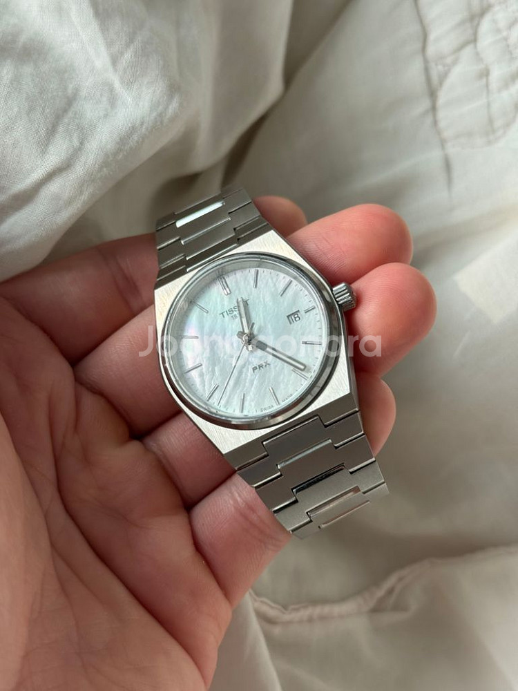 티쏘 PRX 35mm 자개 쿼츠MOP 마더 오브 펄--3