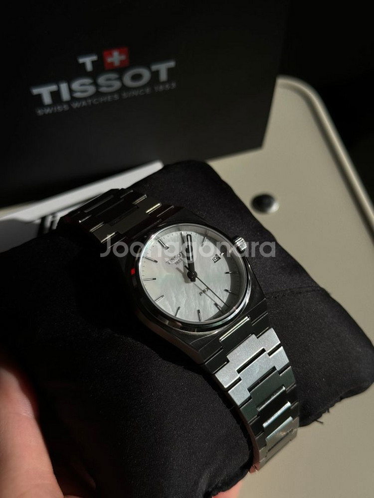 티쏘 PRX 35mm 자개 쿼츠MOP 마더 오브 펄--2