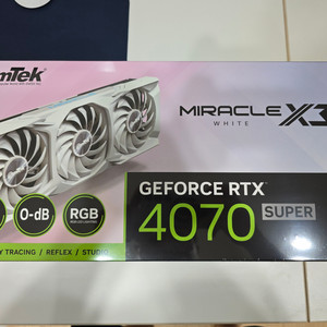 [미개봉] RTX 4070 SUPER 이엠텍 화이트