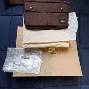 포터 SMOKY WAIST BAG 브라운 급처