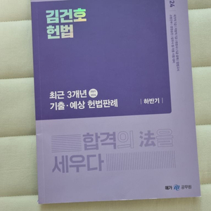 김건호 헌법 최신판례