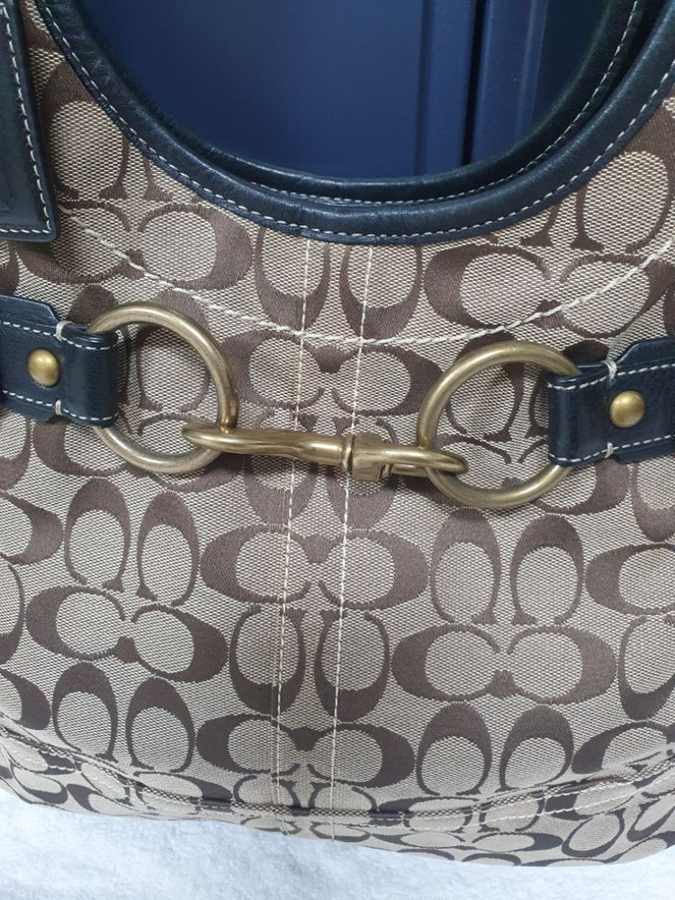 정품 코치 자가드 토트&숄더백--3