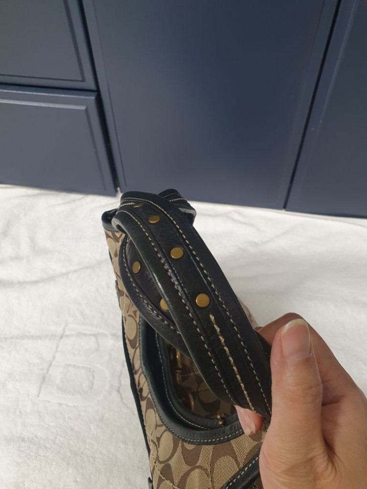 정품 코치 자가드 토트&숄더백--8