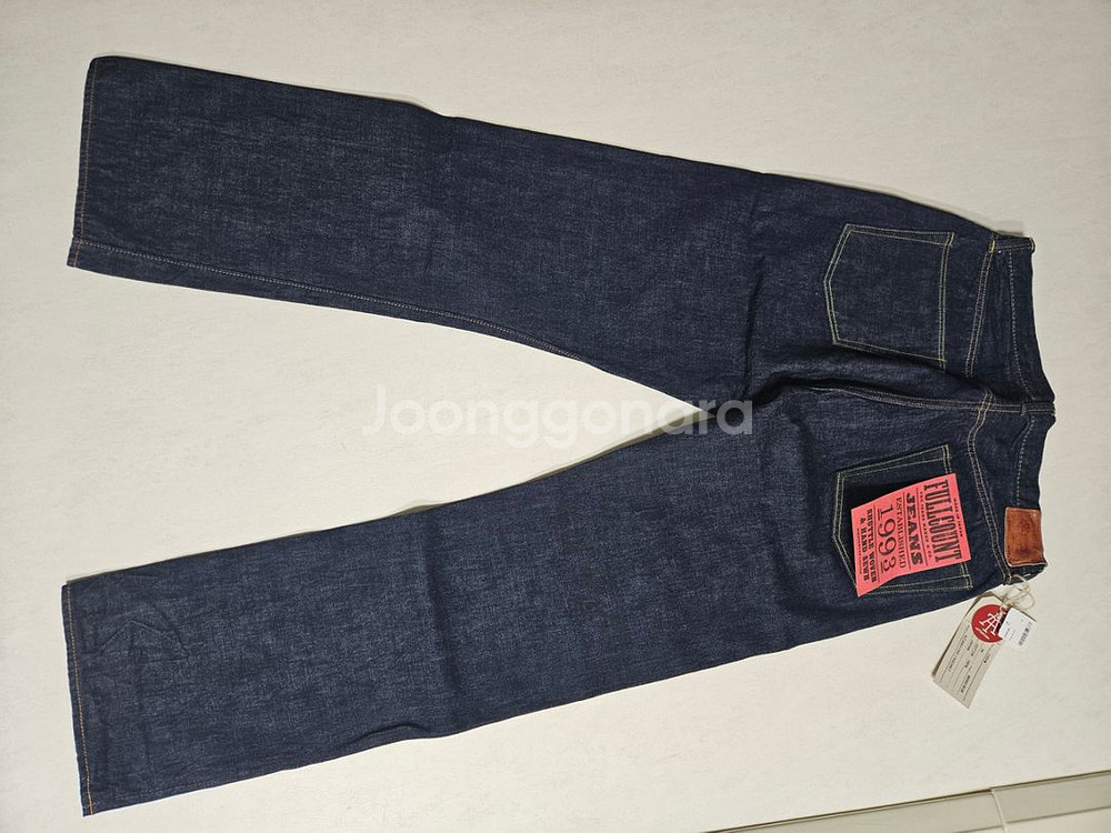 풀카운트 1101 원워시 36x34(새상품) 팝니다--1