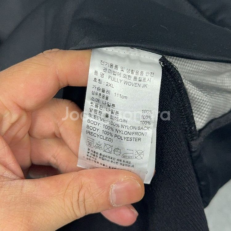 아디다스 블랙 풀리 우븐 자켓 XL--3