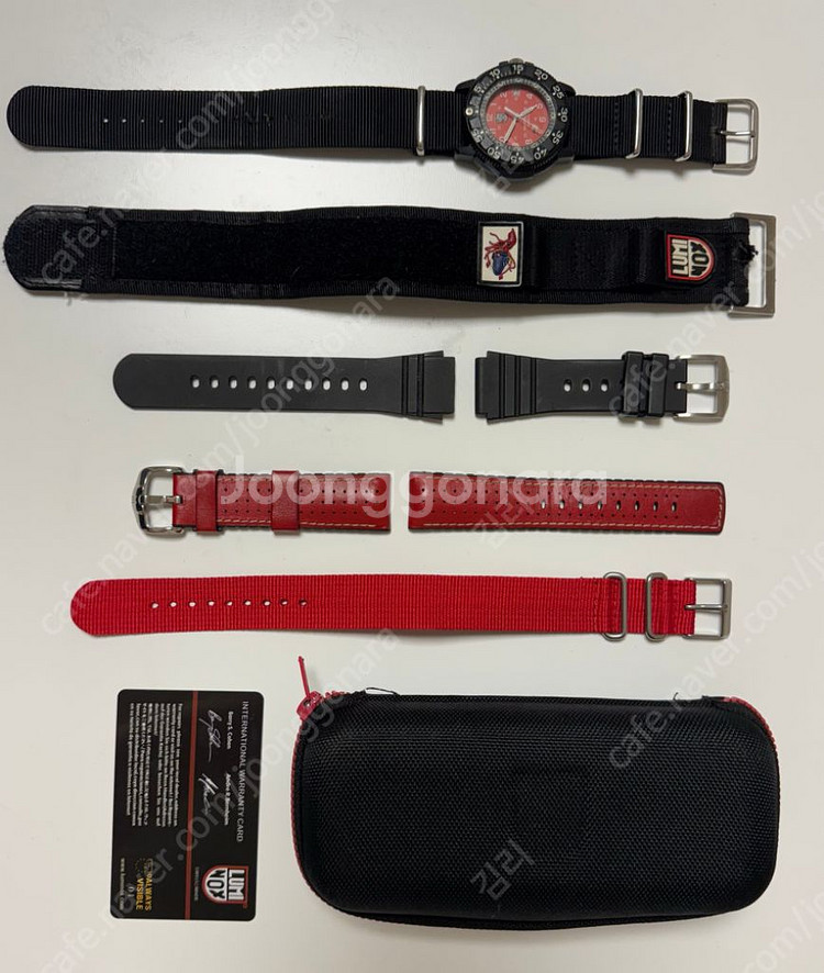 LUMINOX 네이비씰 3000시리즈 레드판 3001--1