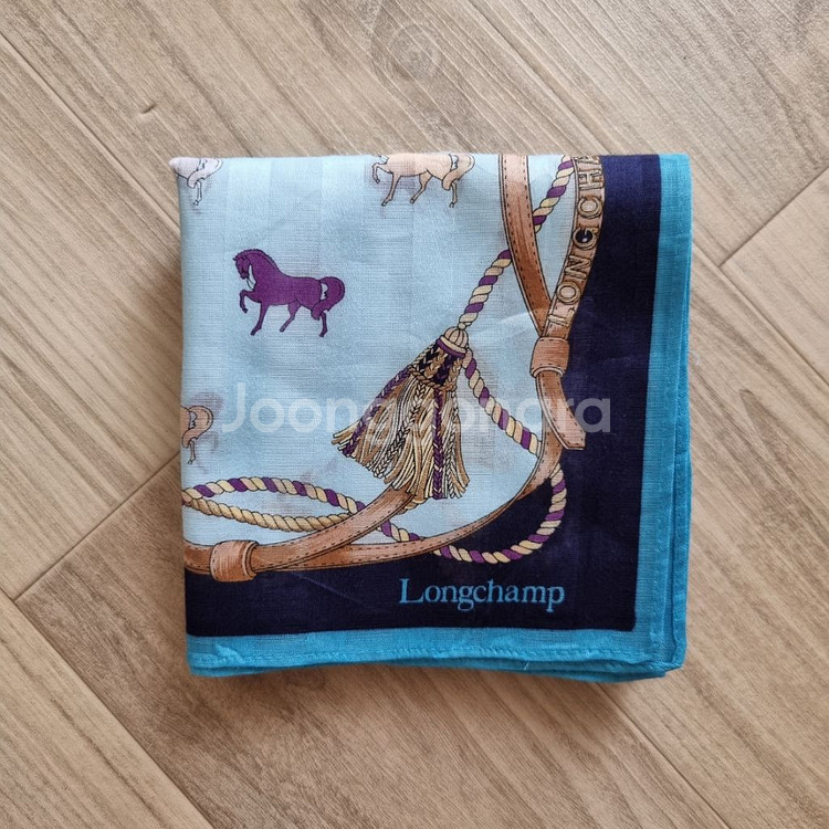 일본수입 롱샴 손수건--1