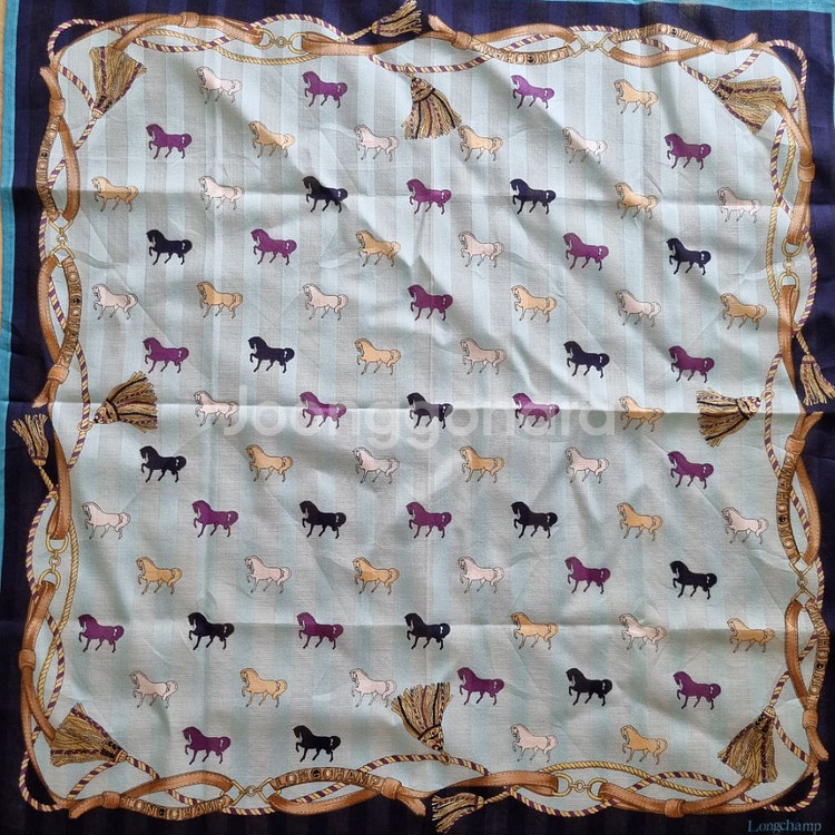 일본수입 롱샴 손수건--4