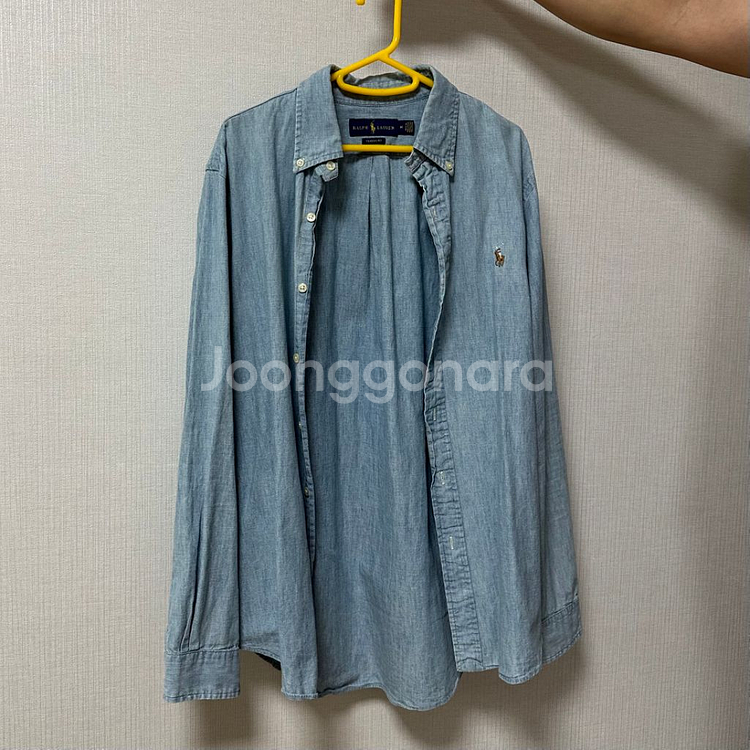 폴로 랄프로렌 샴브레이 데님셔츠 (M)--1