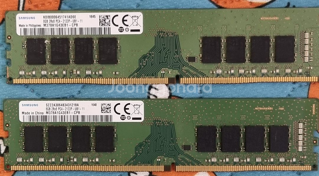 DDR4 2133 8GB 2개--0