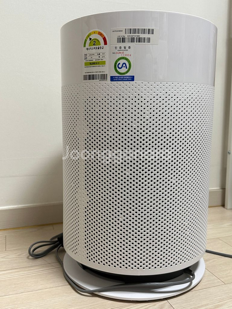 LG 퓨리케어 공기청정기 (AS153HWWC) S급상태--5
