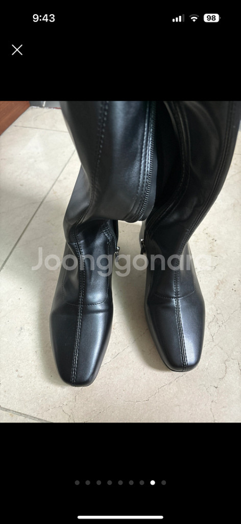 슬림핏 경량 롱부츠 230~235--7