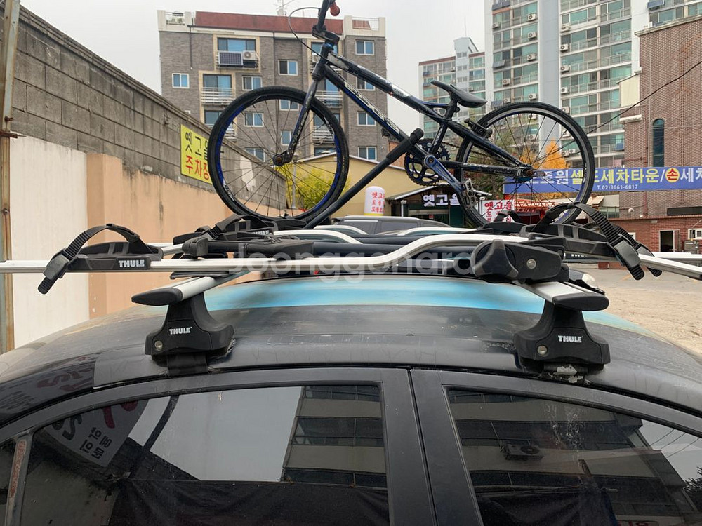 툴레 자전거 캐리어 598 4개 754 nf 쏘나타용--1