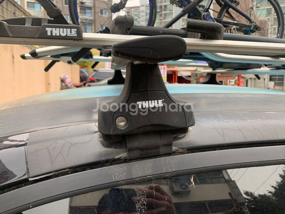 툴레 자전거 캐리어 598 4개 754 nf 쏘나타용--2