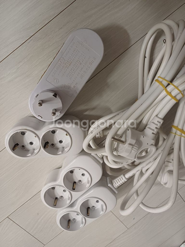 2구 콘센트 케이블 3개 앤 3구는 증정 반택포함--1