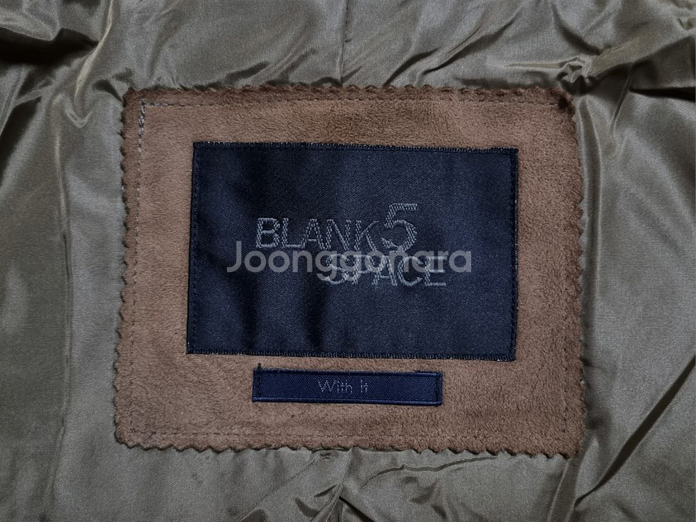 [Blank 5 Space] 스웨이드 염소 가죽 자켓--2
