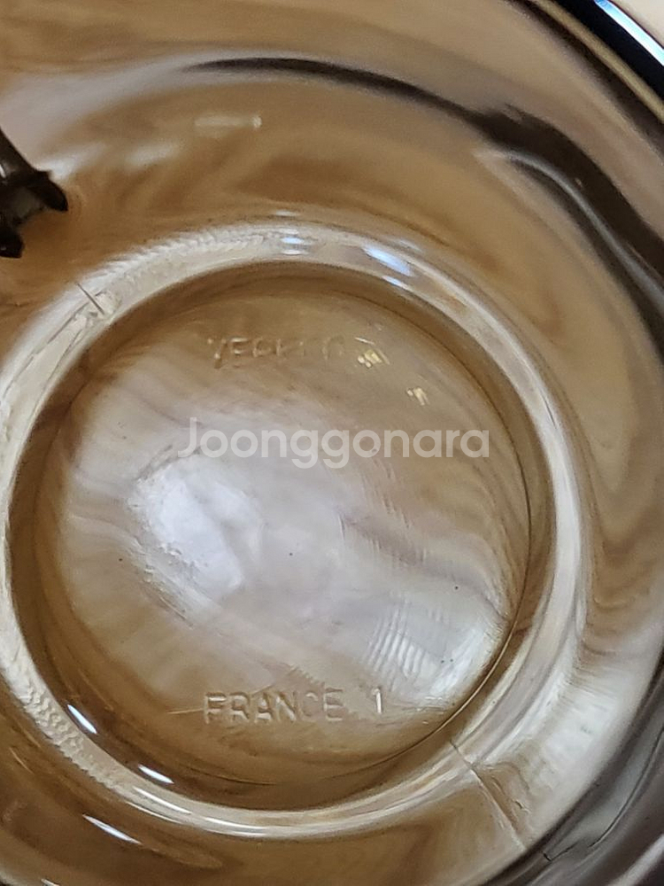 베레코 Vereco 빈티지 유리컵 및 받침대 미사용--4