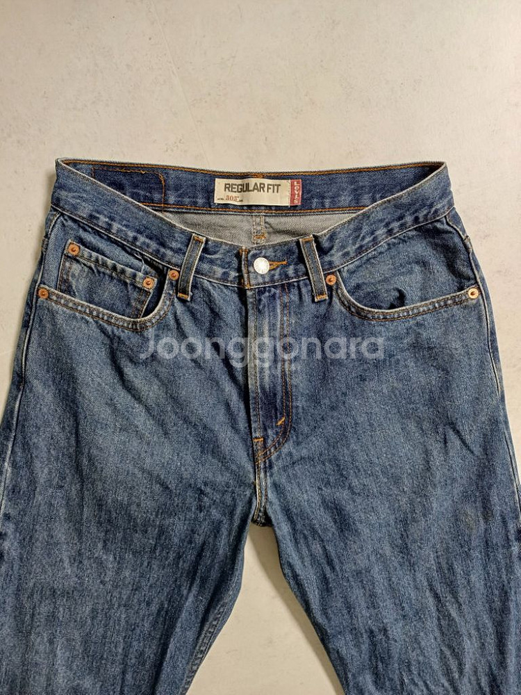 남성 리바이스 505 데님 일자청바지 (30)--1