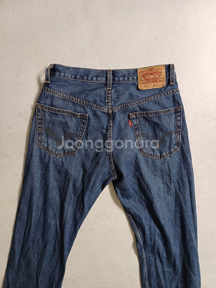 남성 리바이스 505 데님 일자청바지 (30)--4