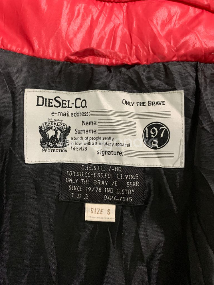 Diesel 디젤 패딩조끼 베스트 S 사이즈 덕다운--2