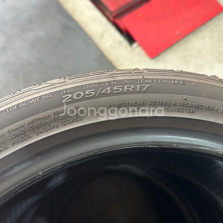 벤투스 s1 evo3 205 45R17 타이어 3짝--2