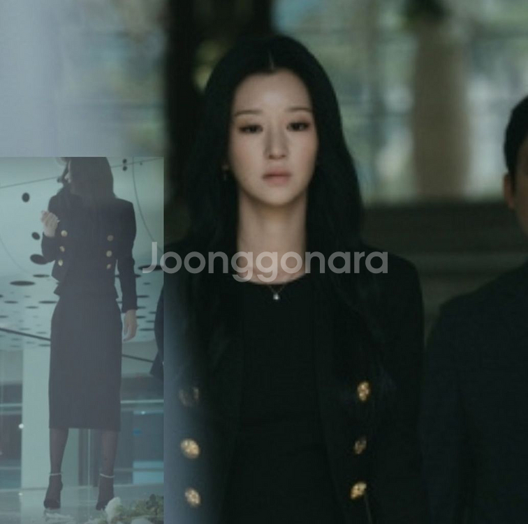 로드앤테일러 블랙골드버튼쟈켓--3
