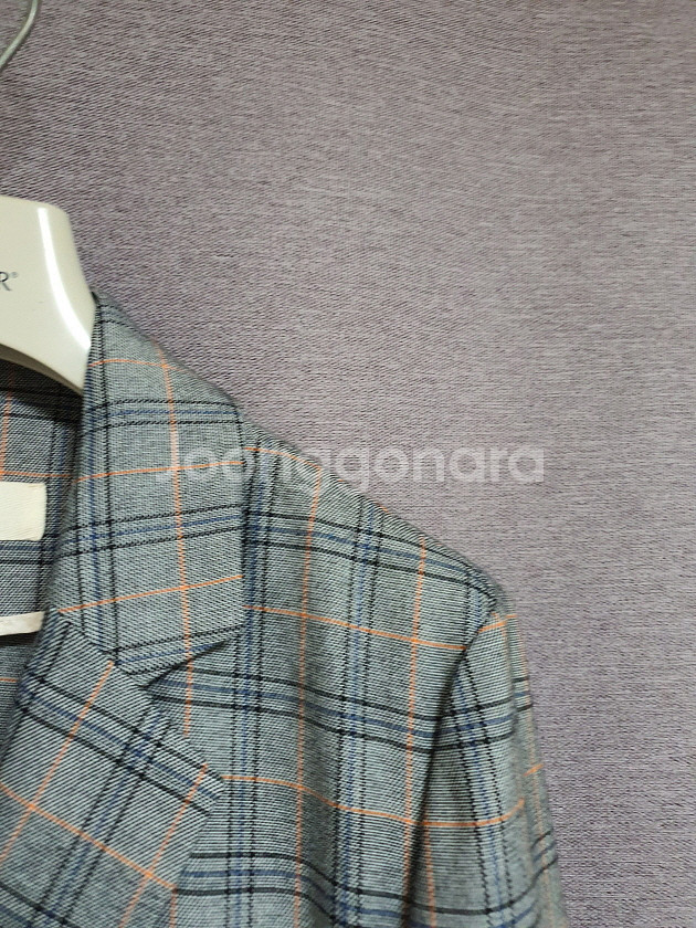 아떼 바네사브루노 그레이 체크 자켓 36 사이즈--4